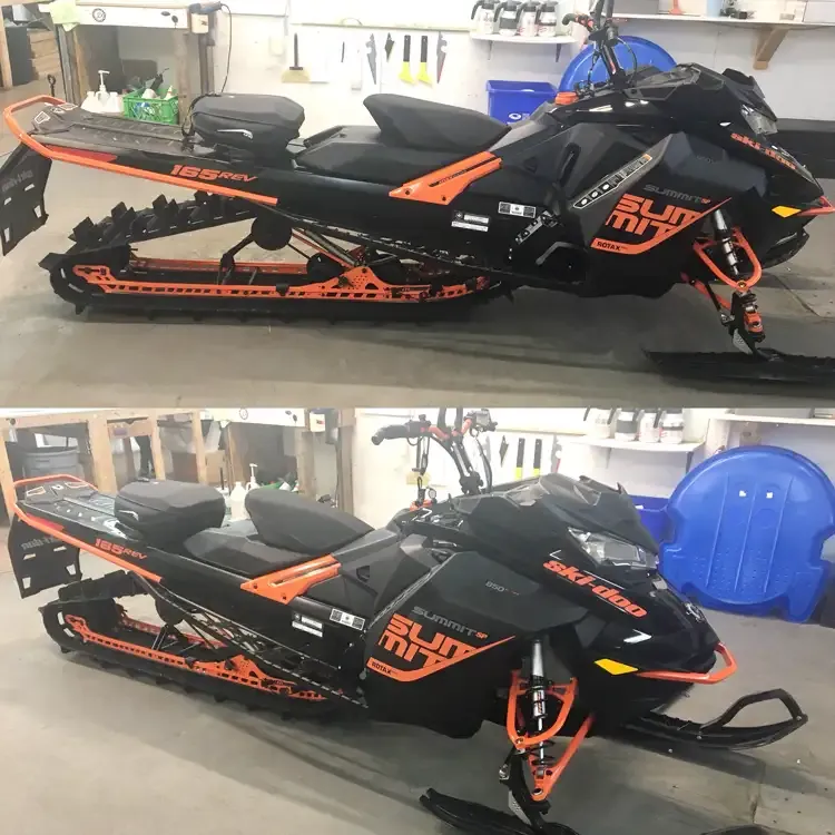 Custom wrapped quad in the shop
