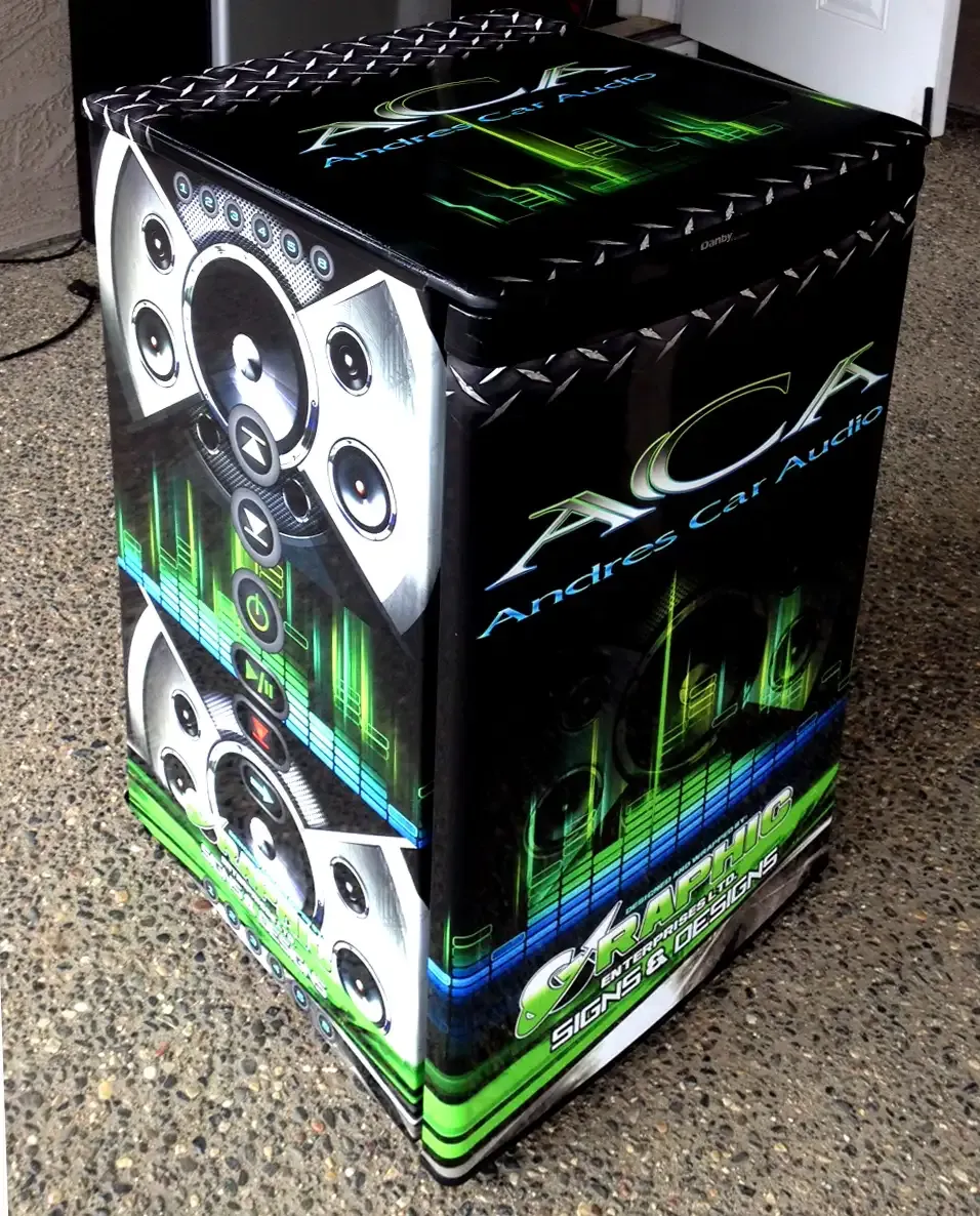 Custom printed wrap project